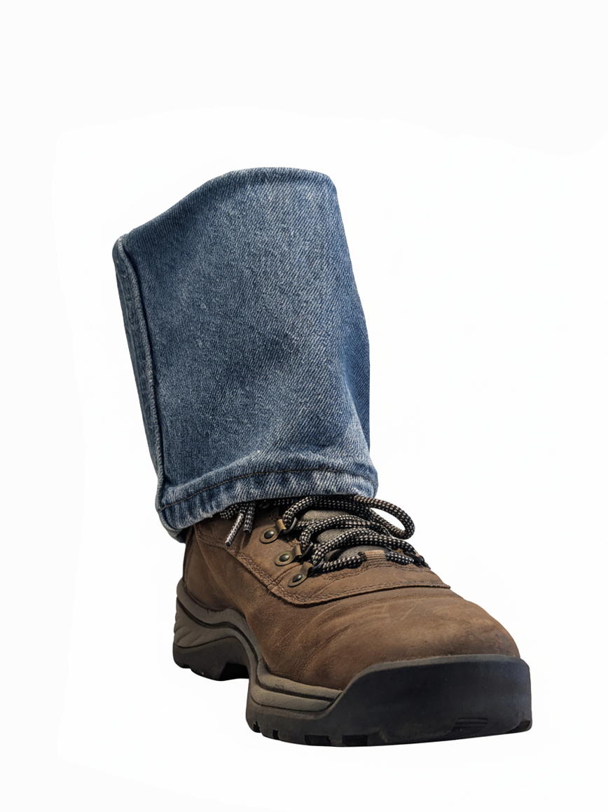 Brown boot with light wash jeans